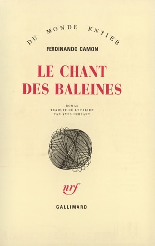 LE CHANT DES BALEINES, de Ferdinando Camon | portada del libro