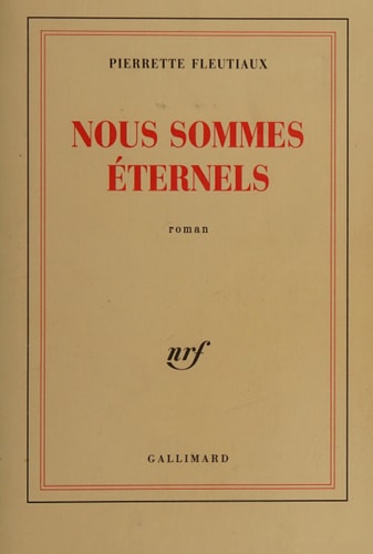 NOUS SOMMES ETERNELS, de Mannoni | portada del libro