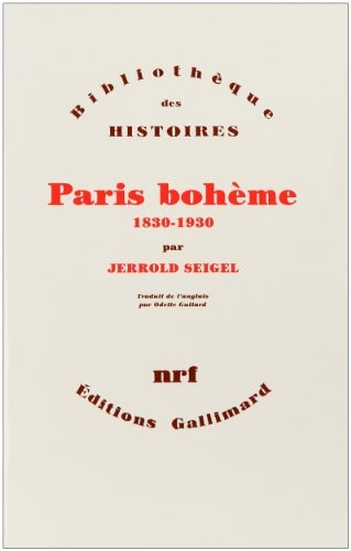 PARIS BOHEME, de Jerrold E. Seigel | portada del libro