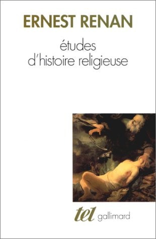 ETUDES D'HISTOIRE RELIGIEUSE / NOUVELLES ETUDES D'HISTOIRE R, de Ernest Renan | portada del libro