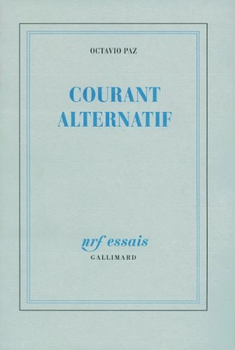COURANT ALTERNATIF, de Octavio Paz | portada del libro