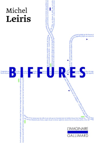 Biffures, de Michel Leiris | portada del libro