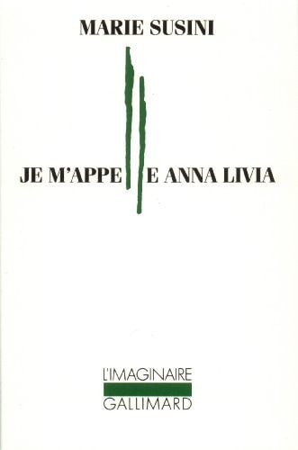 JE M'APPELLE ANNA LIVIA, de Marie Susini | portada del libro