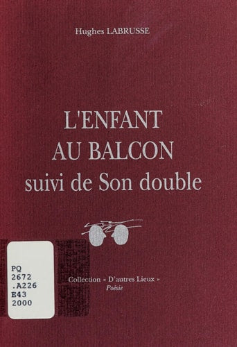 NFANT AU BALCON (L') (ECR), de Hughes Labrusse | portada del libro