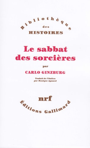 LE SABBAT DES SORCIERES, de Carlo Ginzburg | portada del libro