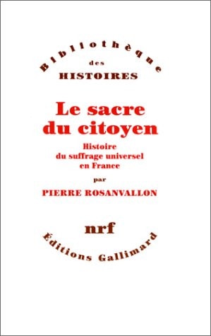 LE SACRE DU CITOYEN, de Rosanvallon | portada del libro