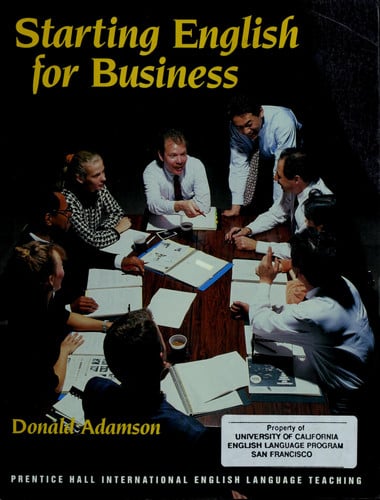 STARTING ENGLISH BUSINESS, de ADAMSON | portada del libro