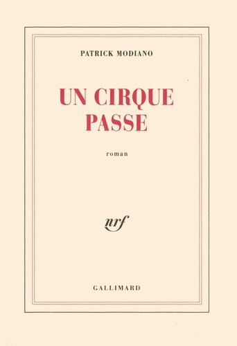 UN CIRQUE PASSE, de Patrick Modiano | portada del libro