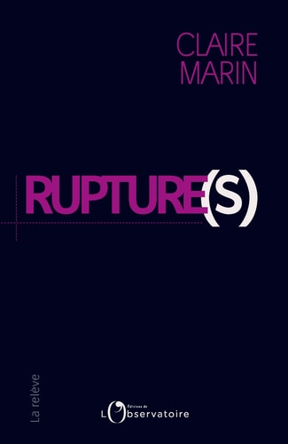 Rupture(s), de Claire Marin | portada del libro