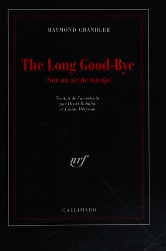 THE LONG GOOD-BYE, de Raymond Chandler | portada del libro