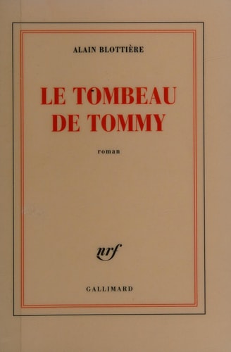 LE TOMBEAU DE TOMMY, de Blottière | portada del libro
