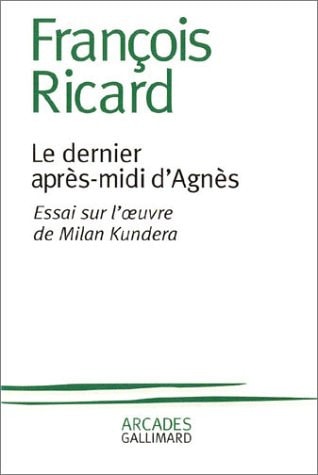 LE DERNIER APRES-MIDI D'AGNES, de Ricard | portada del libro