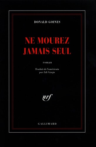 NE MOUREZ JAMAIS SEUL, de Donald Goines | portada del libro