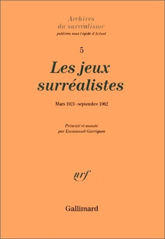 JEUX SURREALISTES, de Collectifs | portada del libro