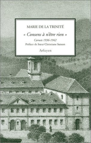CONSENS A N'ETRE RIEN, de MARIE DE LA TRI | portada del libro