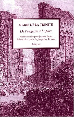 DE L'ANGOISSE A LA PAIX, de MARIE DE LA TRI | portada del libro