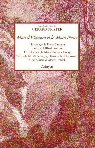 MARCEL WEINUM ET LA MAIN NOIRE, de PFISTER GERARD | portada del libro
