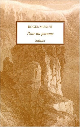 POUR UN PSAUME, de MUNIER ROGER | portada del libro