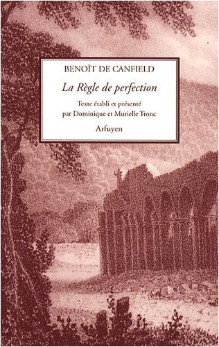 REGLE DE PERFECTION LA, de BENOIT DE CANFI | portada del libro