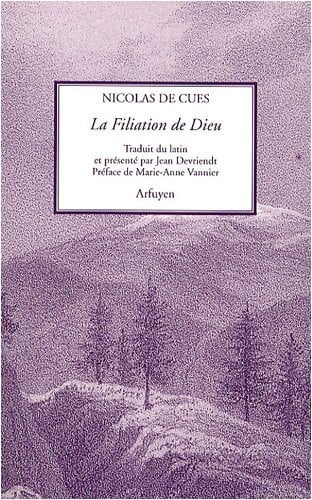 FILIATION DE DIEU LA, de DE CUES N | portada del libro
