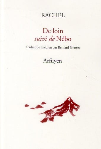 DE LOIN SUIVI DE NEBO, de RACHEL | portada del libro