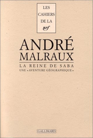 REINE DE SABA, de Malraux | portada del libro