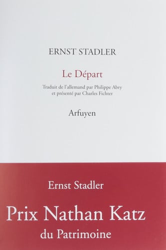 DEPART LE, de STADLER E | portada del libro