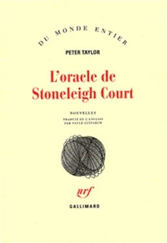 L'ORACLE DE STONELEIGH COURT, de Peter Taylor | portada del libro