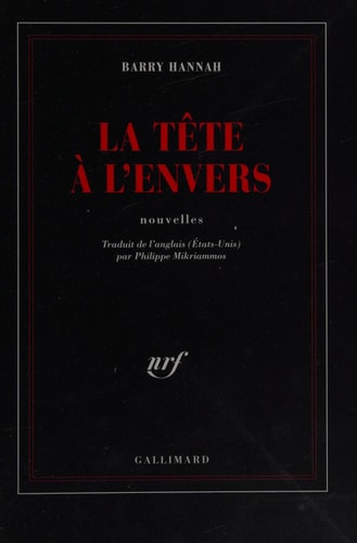 LA TETE A L'ENVERS, de Barry Hannah | portada del libro
