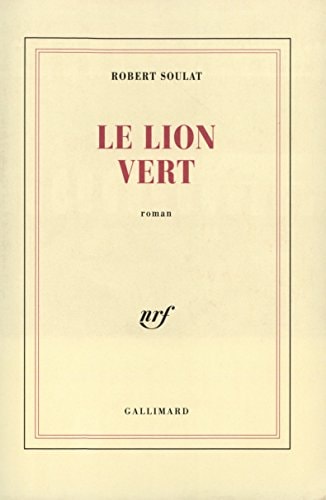 LE LION VERT, de Soulat | portada del libro