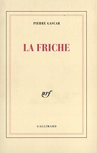 FRICHE, de Gascar | portada del libro