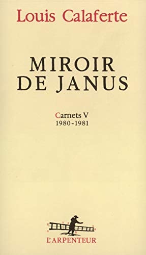 MIROIR DE JANUS, de Louis Calaferte | portada del libro