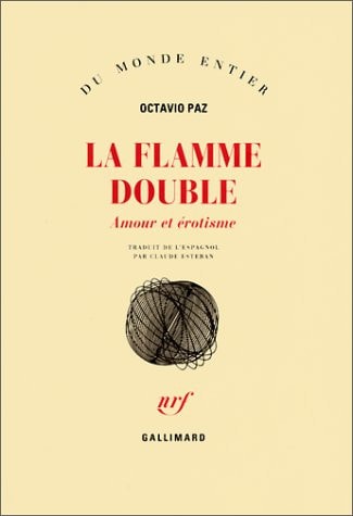 LA FLAMME DOUBLE, de Octavio Paz | portada del libro