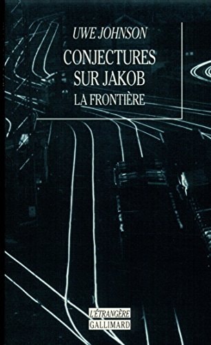 CONJECTURES SUR JAKOB, de Uwe Johnson | portada del libro
