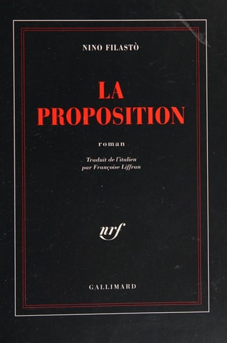 LA PROPOSITION, de Nino Filastò | portada del libro