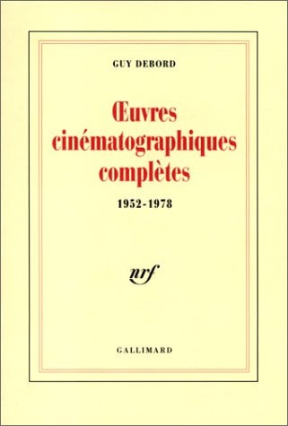 OEUVRES CINEMATOGRAPHIQUES COMPLETES, de Guy Debord | portada del libro
