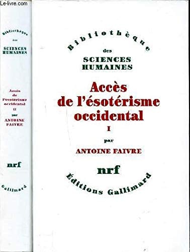 ACCES DE L'ESOTERISME OCCIDENTAL T2, de Faivre | portada del libro