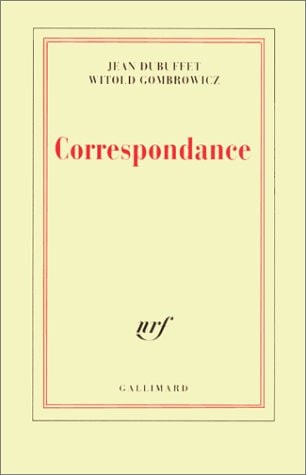 CORRESPONDANCE, de Jean Dubuffet | portada del libro