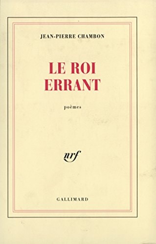 LE ROI ERRANT, de Jean-Pierre Chambon | portada del libro