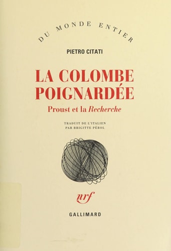 LA COLOMBE POIGNARDEE, de Pietro Citati | portada del libro