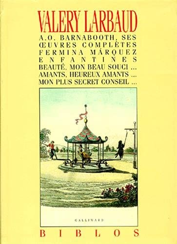 A. O. BARNABOOTH SES OEUVRES COMPLETES / FERMINA MARQUEZ / E, de Valéry Larbaud | portada del libro
