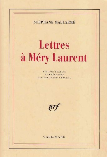LETTRES A MERY LAURENT, de Mallarmé | portada del libro