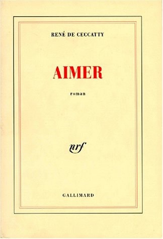AIMER, de René de Ceccatty | portada del libro