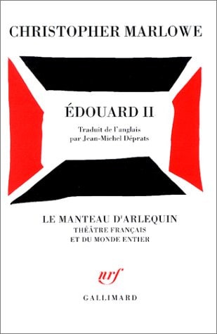 EDOUARD II, de Christopher Marlowe | portada del libro