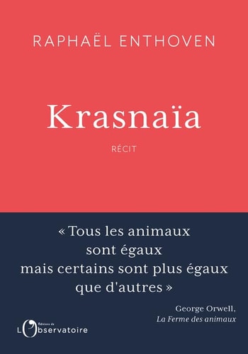 KRASNAIA, de Raphaël Enthoven | portada del libro