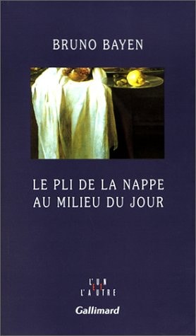 LE PLI DE LA NAPPE AU MILIEU DU JOUR, de Bruno Bayen | portada del libro