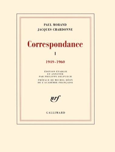 CORRESPONDANCE T1, de Paul Morand | portada del libro