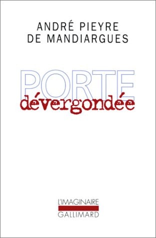 PORTE DEVERGONDEE, de André Pieyre de Mandiargues | portada del libro