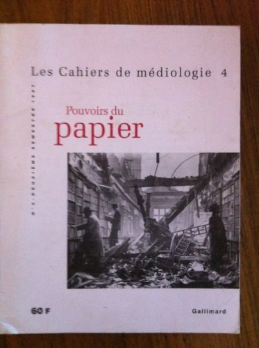 POUVOIRS DU PAPIER, de Collectifs | portada del libro