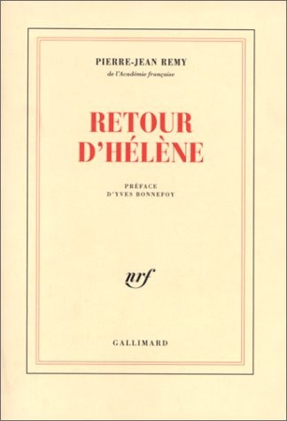 RETOUR D'HELENE, de Pierre-Jean Remy | portada del libro